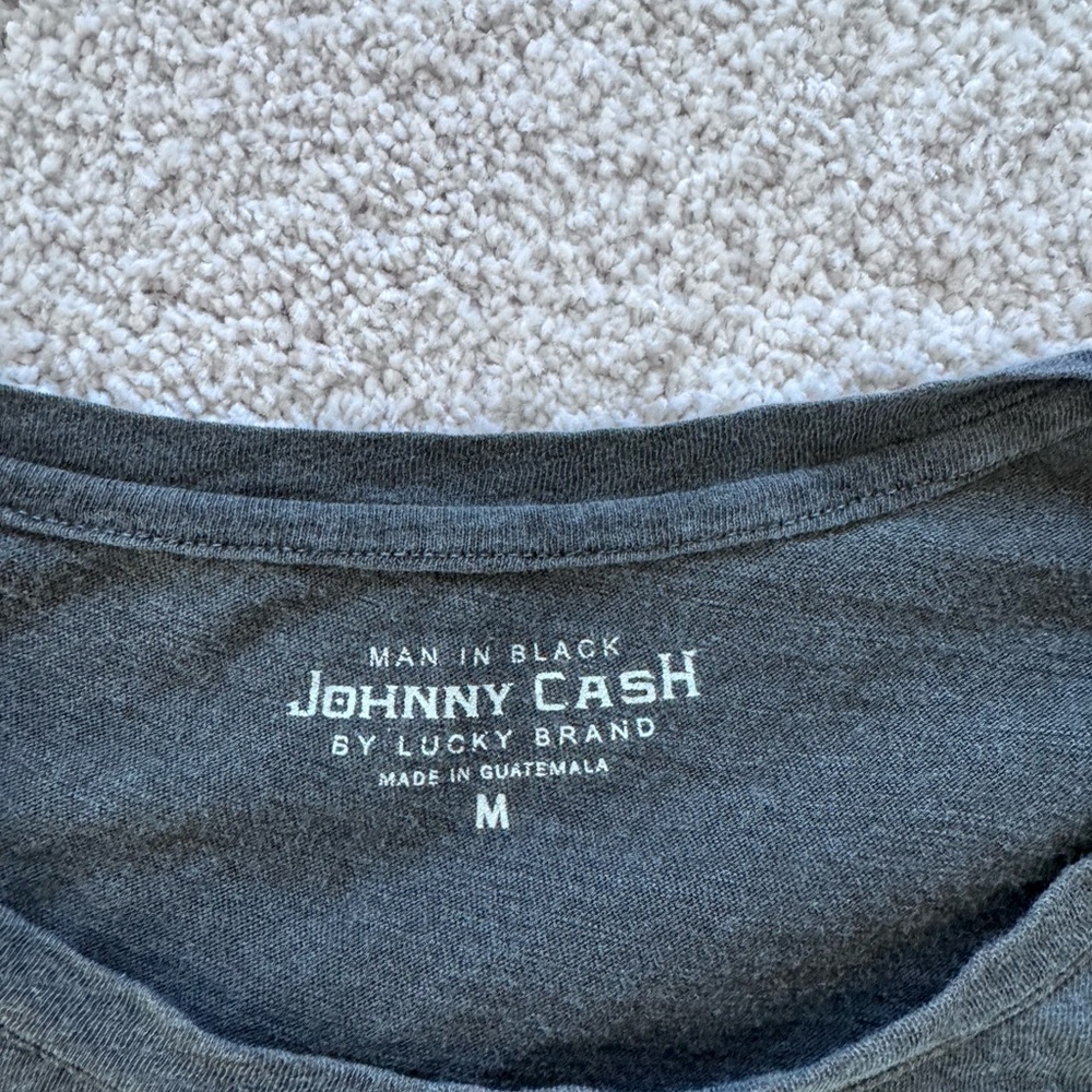 Lucky Brand Black Johnny Cash Tee - Picture 2 of 4